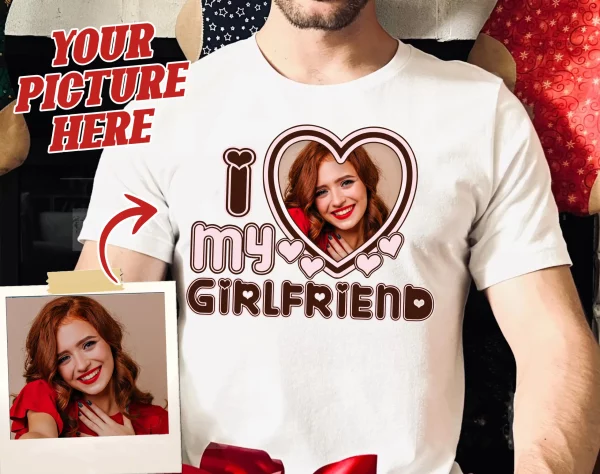 I Love My Girlfriend Valentines Couples Shirt