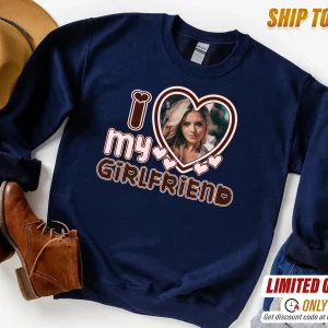 I Love My Girlfriend Valentines Couples Shirt