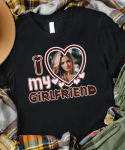 I Love My Girlfriend Valentines Couples Shirt 3