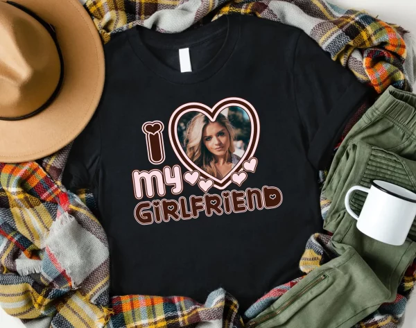 I Love My Girlfriend Valentines Couples Shirt