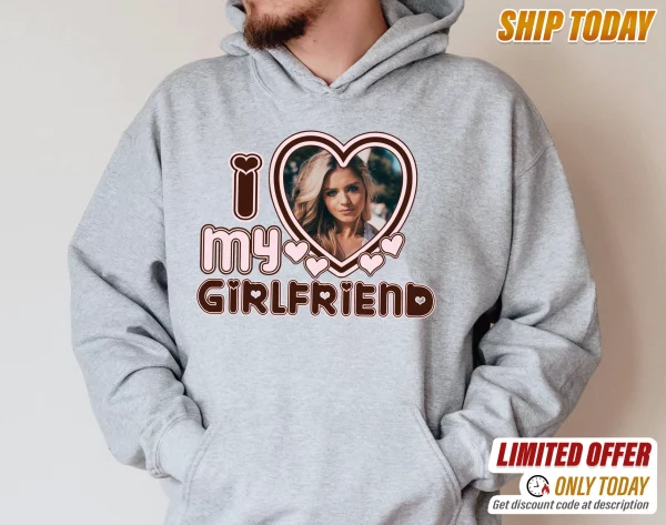 I Love My Girlfriend Valentines Couples Shirt