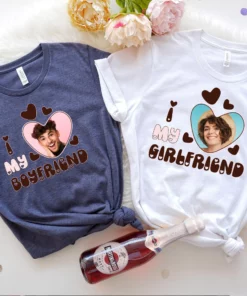 I Love My Girlfriend Valentines Heart Boyfriend Shirt 4