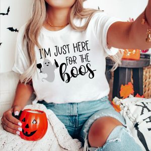 I’m Just Here For The Boos Halloween Fall Shirt