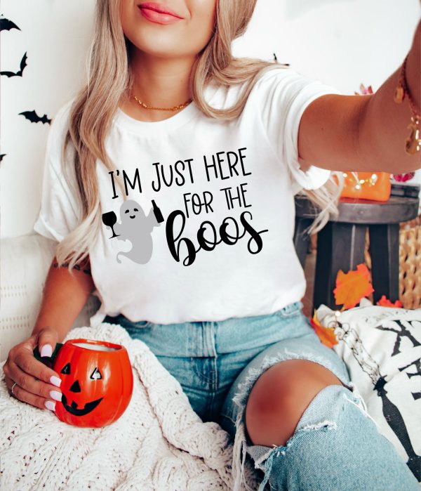 I’m Just Here For The Boos Halloween Fall Shirt
