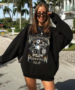 Jacks Pumpkin Vintage Skellington Fall Unisex Sweatshirt 1