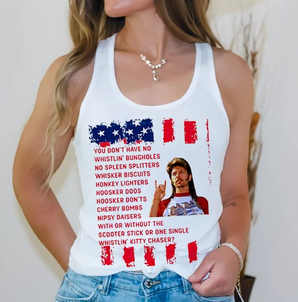 Joe Dirt Merica 4th of July America Patriotic Unisex Tank