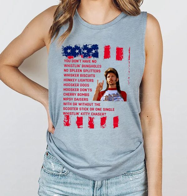 Joe Dirt Merica 4th of July America Patriotic Unisex Tank