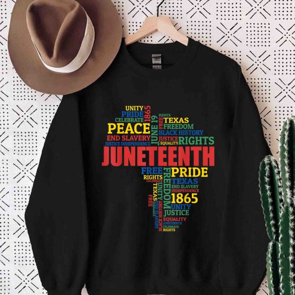 Juneteenth Africa Map Black History Afro African American Shirt