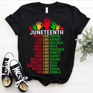 Juneteenth Black History Independence Day Leaders T Shirt