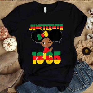 Juneteenth Celebrating 1865 Black Girl Kids Toodlers T Shirt