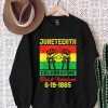 Juneteenth Celebrating Black Freedom 1865 Flag Shirt