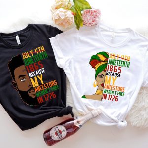 Juneteenth Matching Melanin 1865 Shirt 1