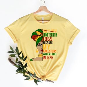 Juneteenth Matching Melanin 1865 Shirt 2