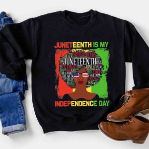 Juneteenth Party Is My Independence Day Black Women Shirt