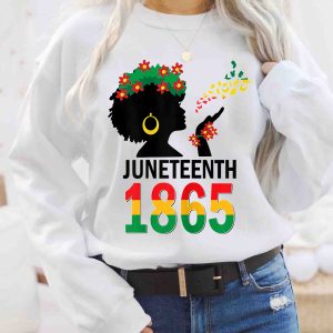 Junteenth 1865 Black Freedom Woman T Shirt 2