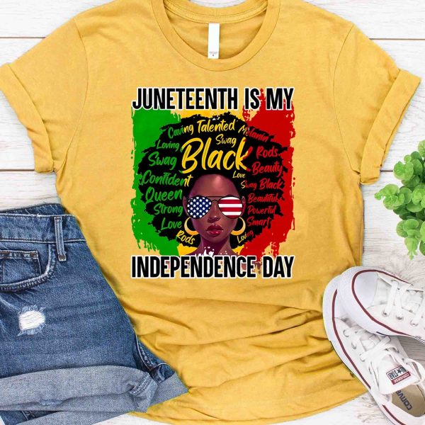 Junteenth Is My Independence Day Juneteenth 1865 T Shirt