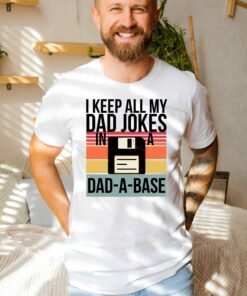 Keep All My Dad Jokes In A Base Funny Shirt 1