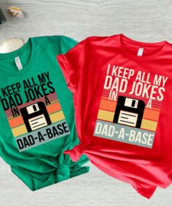 Keep All My Dad Jokes In A Base Funny Shirt 2