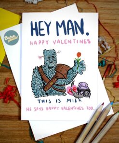 Korg Valentines Day Thor Ragnarock Avengers Card 1