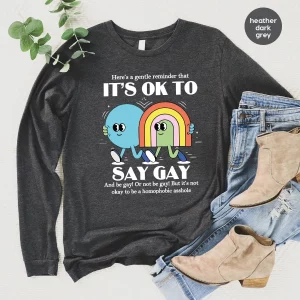 LGBTQ Awareness Gay Rights Pride Support Hoodie Shirt 2