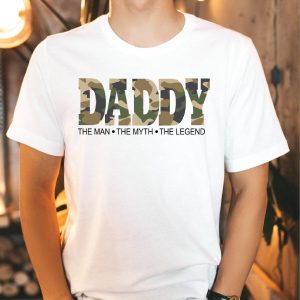 Legend Daddy Camouflage Fathers Day Shirt