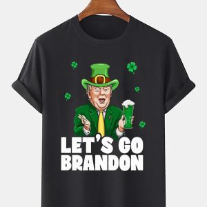 Let’s Go Brandon Trump St Patrick’s Day FJB Shirt