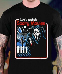 Lets Watch Scary Movies Horror Halloween Unisex Sweatshirt 1