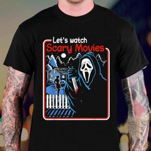 Let’s Watch Scary Movies Horror Halloween Unisex Sweatshirt