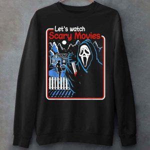 Let’s Watch Scary Movies Horror Halloween Unisex Sweatshirt