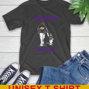 Los Angeles Lakers NBA Basketball Like Father Like Son Sports T-Shirt