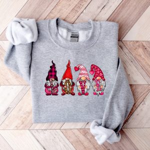 Love Gnome Valentines Sweatshirt Shirt 4