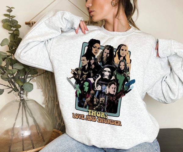 Love and Thunder Thor 2022 Guardians Crewneck Sweatshirt