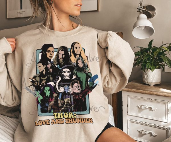 Love and Thunder Thor 2022 Guardians Crewneck Sweatshirt