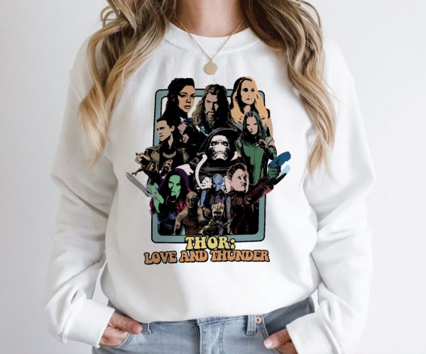 Love and Thunder Thor 2022 Guardians Crewneck Sweatshirt