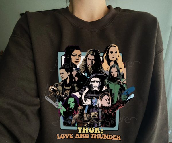 Love and Thunder Thor 2022 Guardians Crewneck Sweatshirt