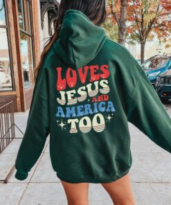 Loves Jesus And America Too 4th Of July Patriotic Shirt 2 Loves Jesus And America Too 4th Of July Patriotic Shirt 3