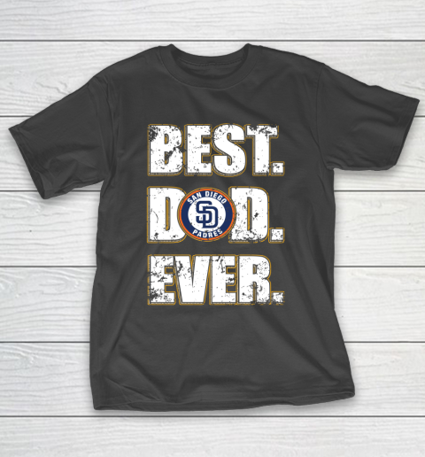 MLB San Diego Padres Baseball Best Dad Ever Family Shirt T-Shirt