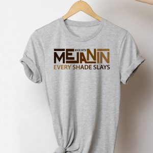 Made With Melanin Black Lives Matter Human Rights Women T Shirt