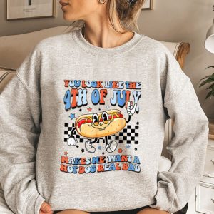 Makes Me Want A Hot Dog Real Bad 4th July Patriotic Shirt 3