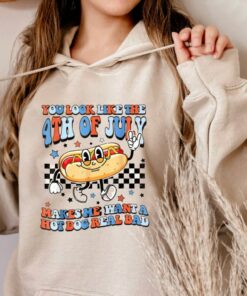 Makes Me Want A Hot Dog Real Bad 4th July Patriotic Shirt 4