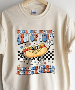 Makes Me Want A Hot Dog Real Bad 4th July Patriotic Shirt 5