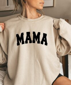 Mama Dad Couples Sweatshirt Gift For 3