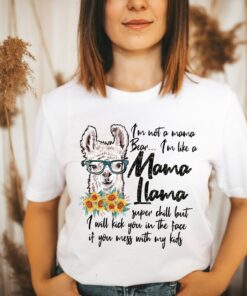 Mama Llama Mom Mothers Day Bear Shirt 2
