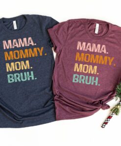 Mama Mommy Mom Bruh Heart Mothers Day Shirt 1