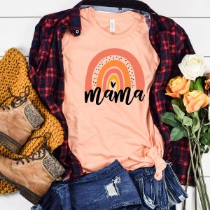 Mama Rainbow Mother’s Day Valentines Shirt