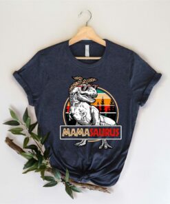 Mama Saurus Dinosaur Mom Mothers Day Shirt 1