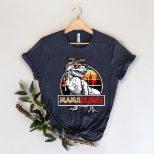 Mama Saurus Dinosaur Mom Mothers Day Shirt