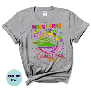 Mardi Gras Cruise 2023 Vacation Family Matching Shirt