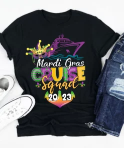 Mardi Gras Cruise Squad 2023 Family Cruising Trip Shirt 1 Mardi Gras Cruise Squad 2023 Family Cruising Trip Shirt 2