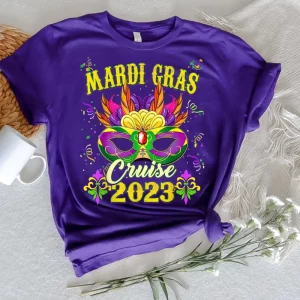 Mardi Gras Cruise Squad 2023 Matching Decorations T Shirt 1